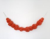 Pom Garland - Nursery Decor, Coral, Custom