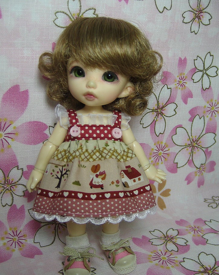 Sunbonnet Sue Dress for Pukifee / Lati Yellow