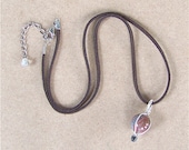 Jasper & Hemetite Wire Wrapped Sphere Necklace By Rayvenwoodmanor