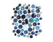 Vintage Buttons- Mediterranean Sea
