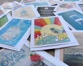 12 Scripture Art Cards, Original Modern Bible Verse Designs, Inspirational Greeting Card Assortment (12 Cards)