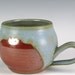 Large Blue With Red Spot Bubble Cup