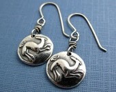 RESERVED for Chris - Love Dog earrings
