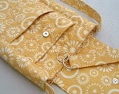 Cross Body Mini Messenger Bag Butterscotch Yellow