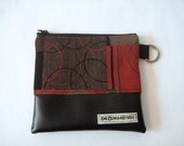 Zipper Pouch, Zipper Purse, Cosmetic Bag, CD Bag