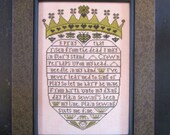 Crowned Heart Pattern