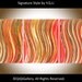48" Large Colors Abstract Painting Original Modern Heavy Texture Impasto Earth Tone Colors Wall Décor "Line Movement" by QIQIGALLERY