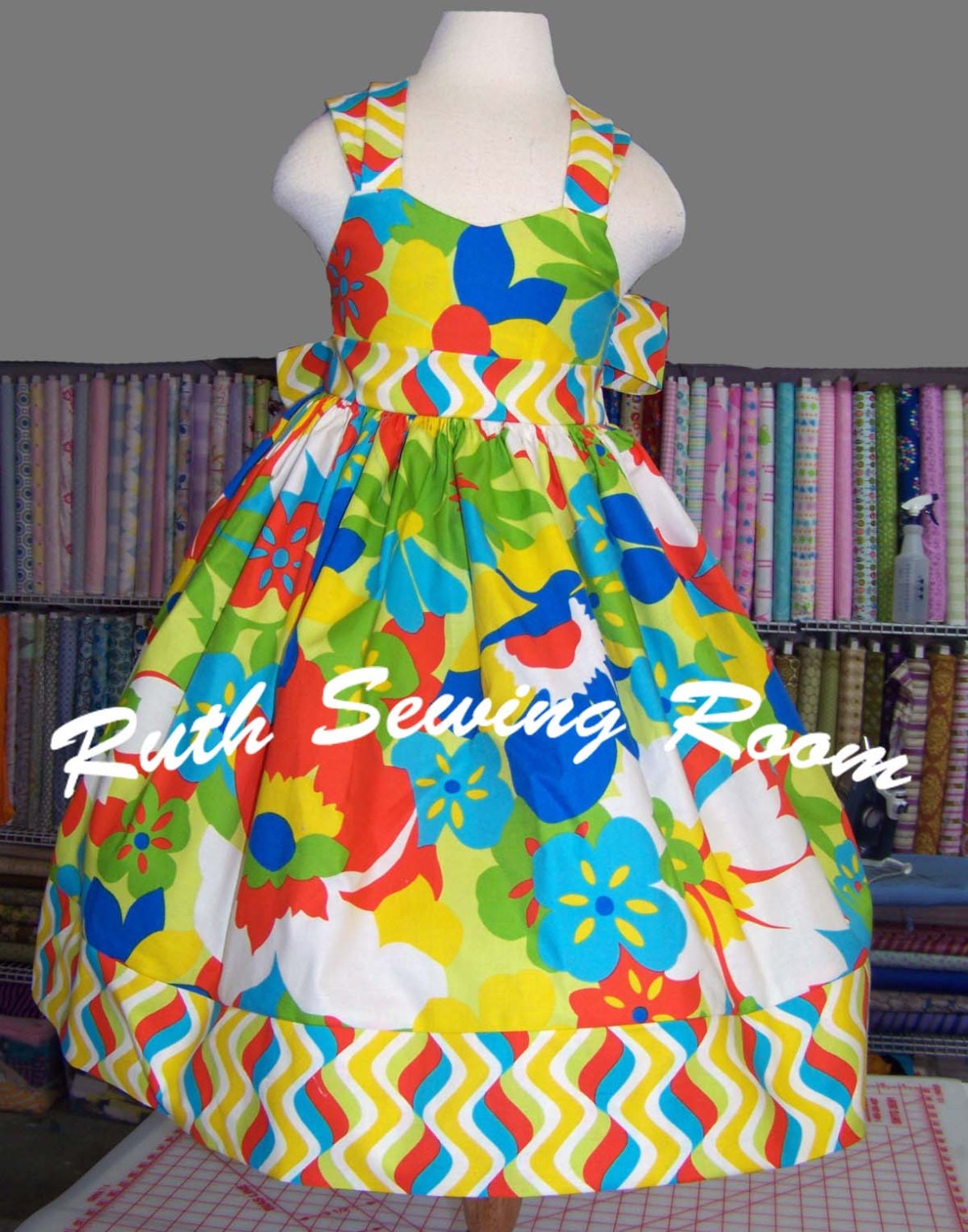 Sunday Dress, Easter, Summer, Spring  Custom set, sizes  2-3, 4-5, 6-7, 8-10,