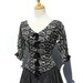 RESERVED  Embroidery Evening Taffeta Dress