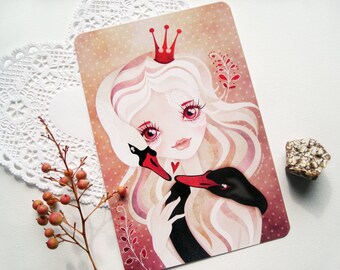 Swan Princess 4 x 6 Postcard