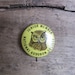 SALE // vintage c. 1940s National Audubon Society Junior Member lapel pin with owl
