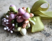 NEW Summer Sherbet Pastel Stamen Posy Boutonniere