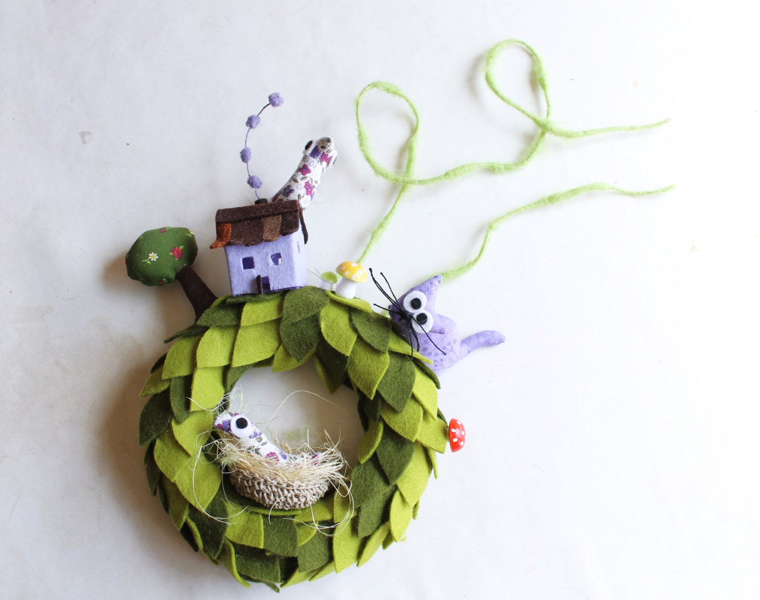 Wreath for door. Reserved by Kristine.