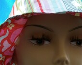Women's Water Resistant Striped Cloche