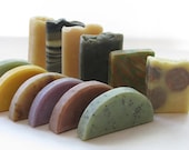 12 Soap Samples - Variety Pack - Natural Handmade Soap - Guest Size