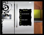 Weekly Chalkboard Display - Vinyl Labels