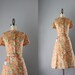 1960s Dress / Vintage 60s Day Dress / Deadstock Unworn 60s Plus Size Vintage Dress