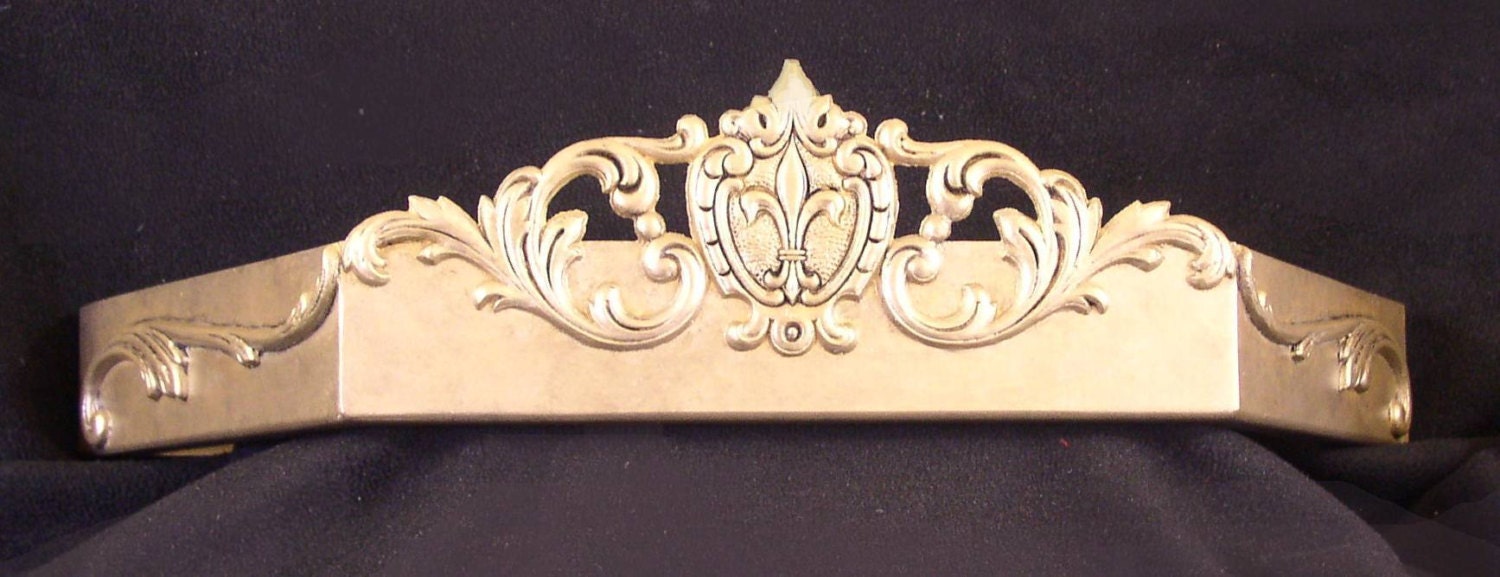 Fleur de Lis bed crown for any size bed 130 dollars