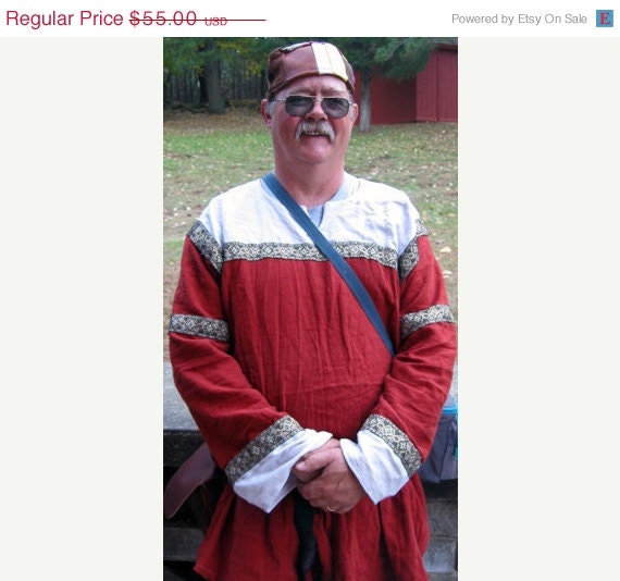 Pennsic Prep Sale Linen Keyhole Tunic Custom Shirt Trimmed SCA Medieval Renaissance LARP