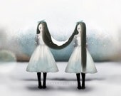 Precious - Digital Painting / Mixed Media Art Print 10x8