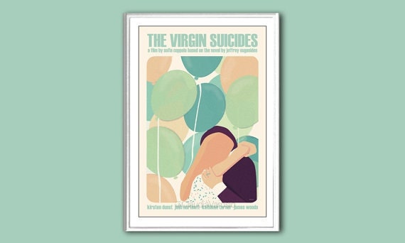 Movie poster The Virgin Suicides 12x18 inches retro print