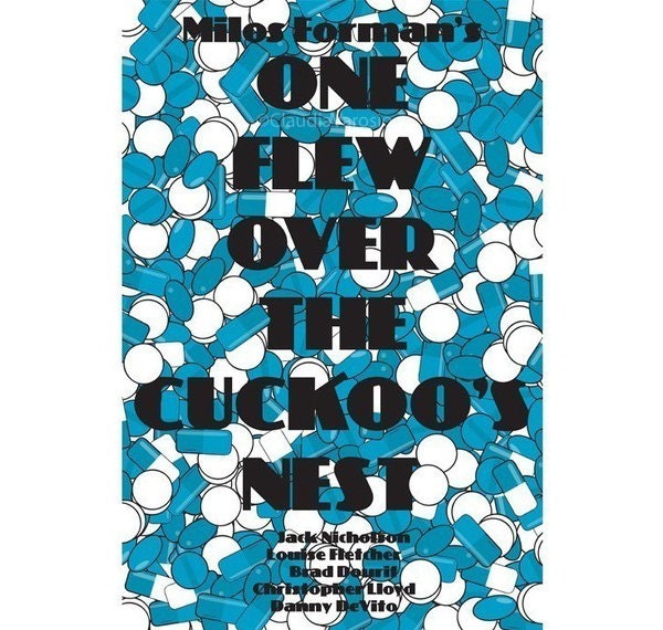 One Flew Over the Cuckoo's Nest 12 x18 movie poster