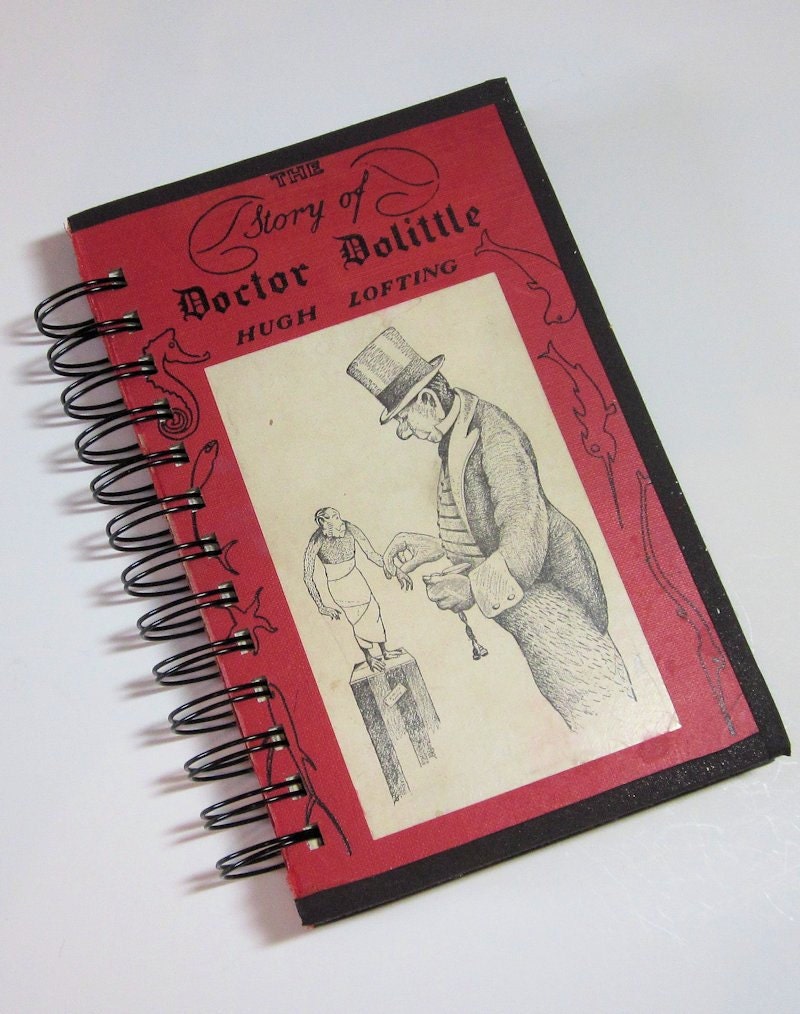 Doctor Dolittle Recycled Blank Book Journal
