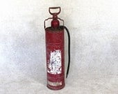 1930s Fire Extinguisher Commander Pump Action Rustic Prop