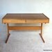 Danish Teak Desk, Mid Century Handcrafted Scandanavian Furniture