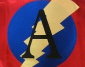 Superhero Cape READY TO SHIP Lightning Bolt Cape Initial Letter "A" Personalized Ships next business day Il_170x135