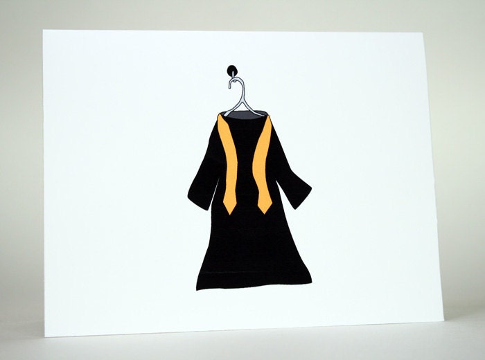 Graduation Card- Congratulations Card- graduate, graduation gown, graduation day, high school, college