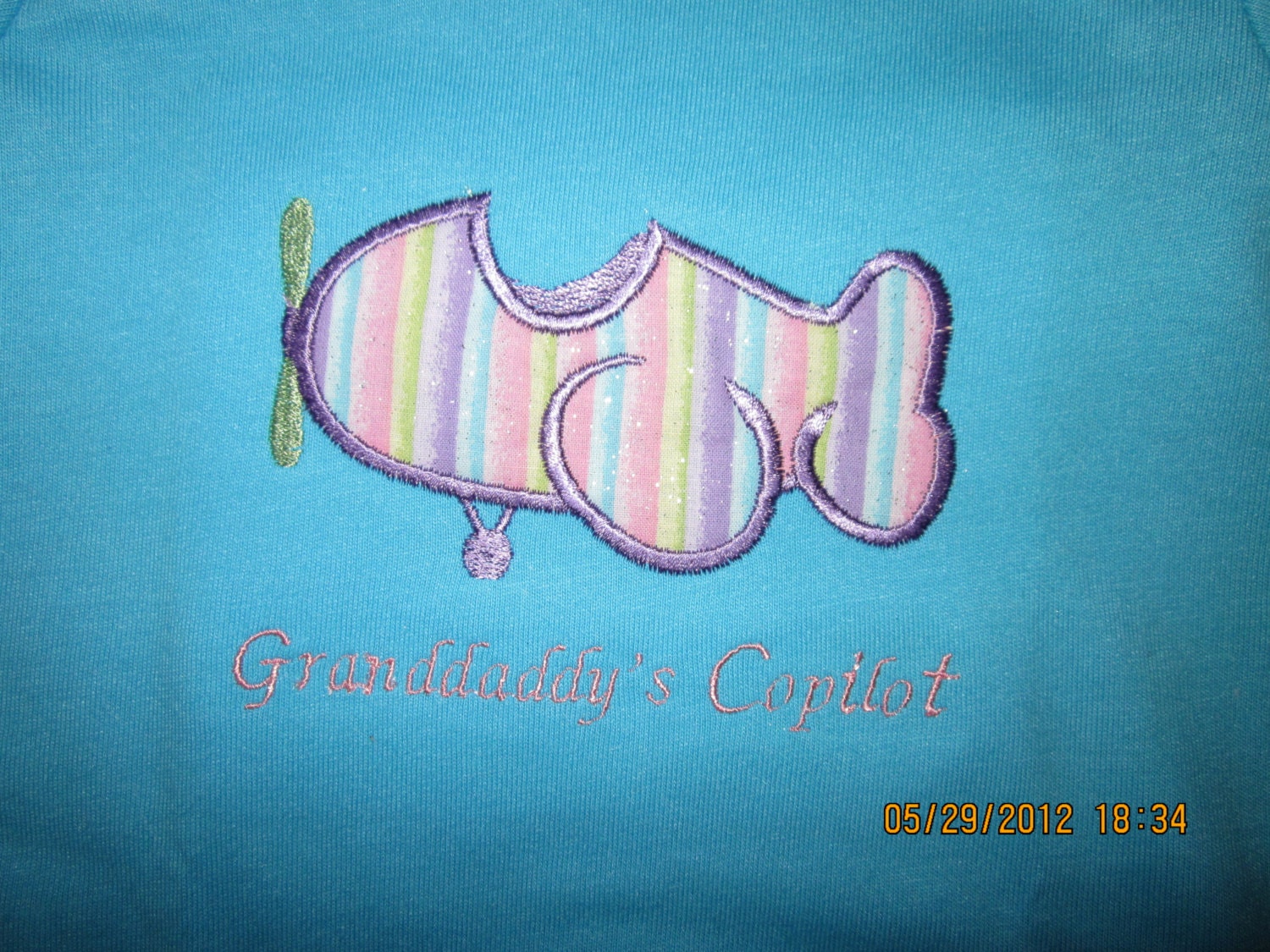 Toddler Appliqued Monogramed T shirt