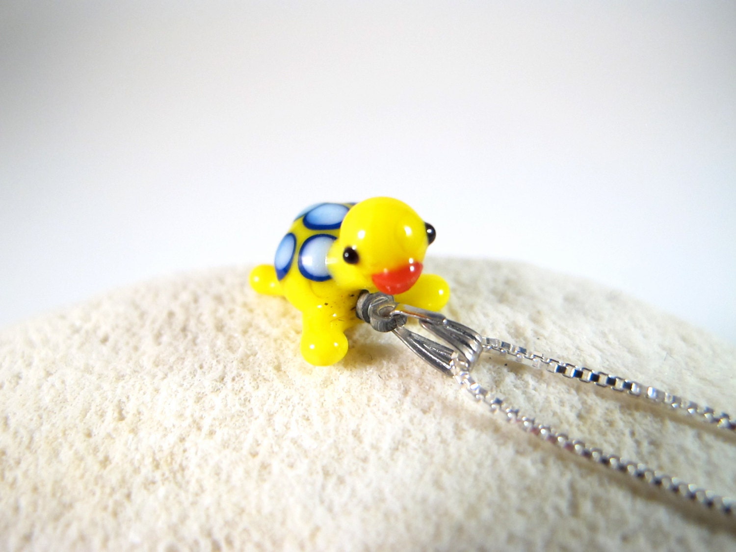 Yellow Turtle Pendant