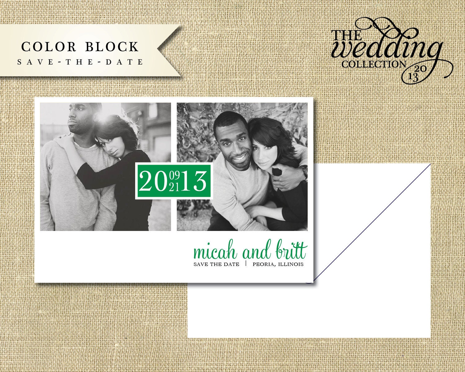 NEW 2013 - Date Block, Save-The-Date