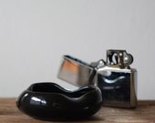 Black Art Deco Ash Tray