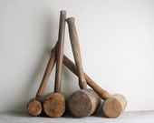 Antique Primitive French Mallets