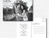 Custom photo wedding Save the Date POSTCARD Printable or Printed Il_170x135