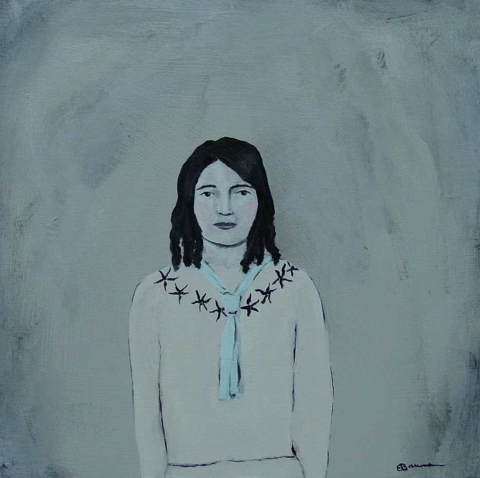 Gloria - An Original Small Painting by Elizabeth Bauman