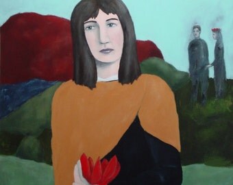 Memory Trigger - Original Painting by Elizabeth Bauman