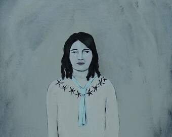 Gloria - An Original Small Painting by Elizabeth Bauman