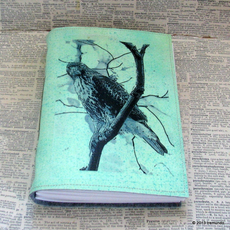 watchful hawk blank journal