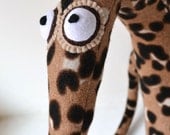 LAWRENCE THE LEOPARD Handmade Plush Animal