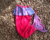 Mermaid Tail Towel In Hot Pink with Purple Il_170x135