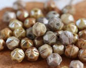 SANDSTONE MIX .. Picasso Czech Glass Mix Beads (3290-st)