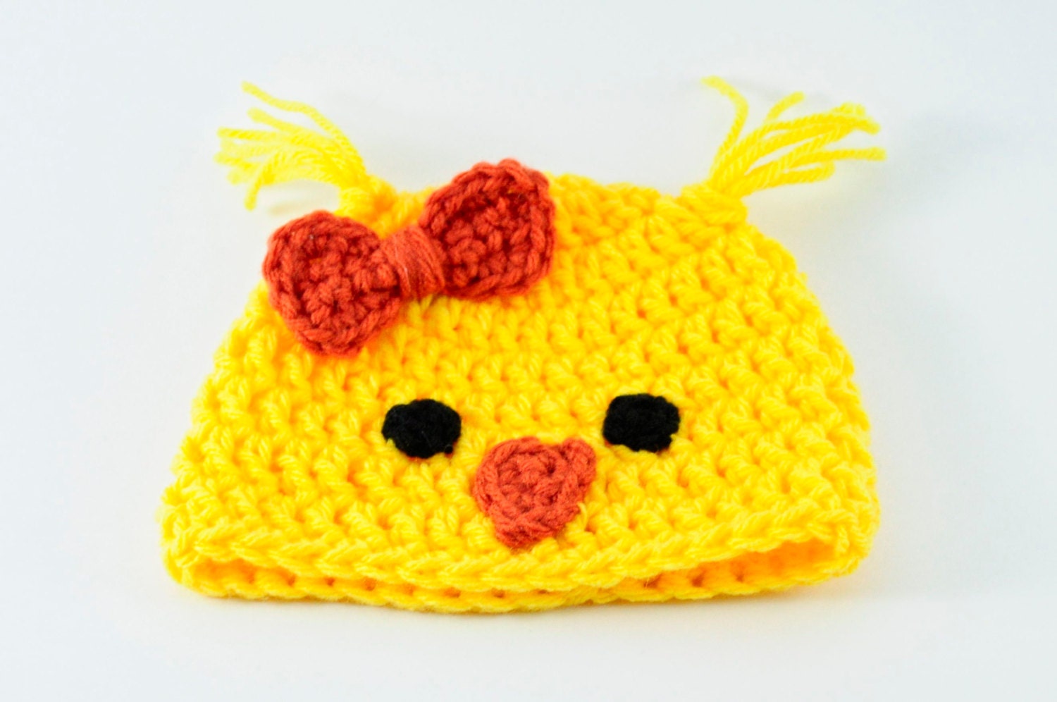 Baby Chick Beanie - 3-6  Month Size