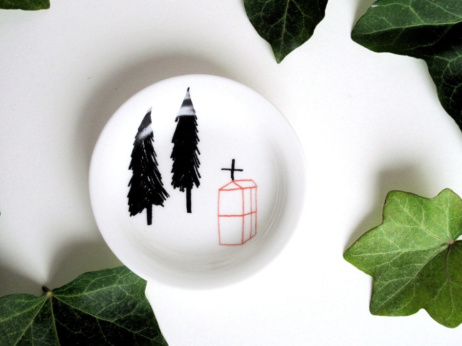 Tea bag holder - Pine tree house
