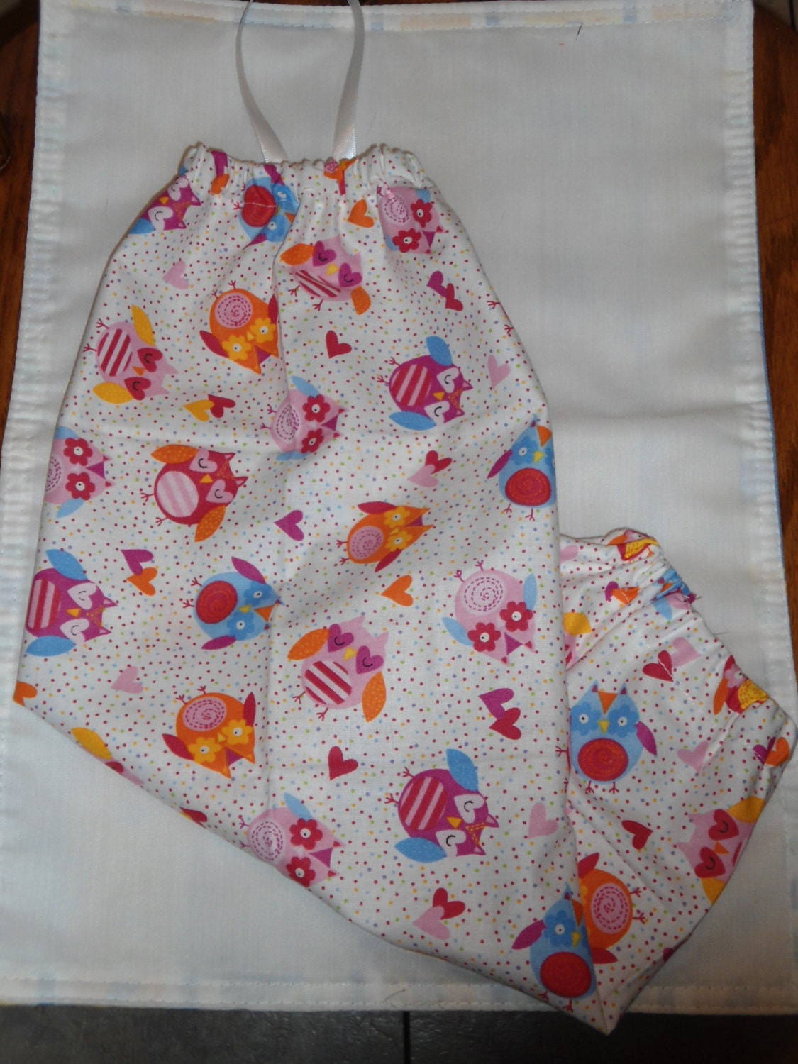 Owls and Polka Dots Plastic Bag Holder