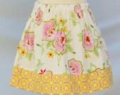 SKIRT SALE -  Church Flowers Skirt - Kissing Kumquats 2013