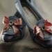 Marie Antoinette Extra Ruffle Blue Pumps