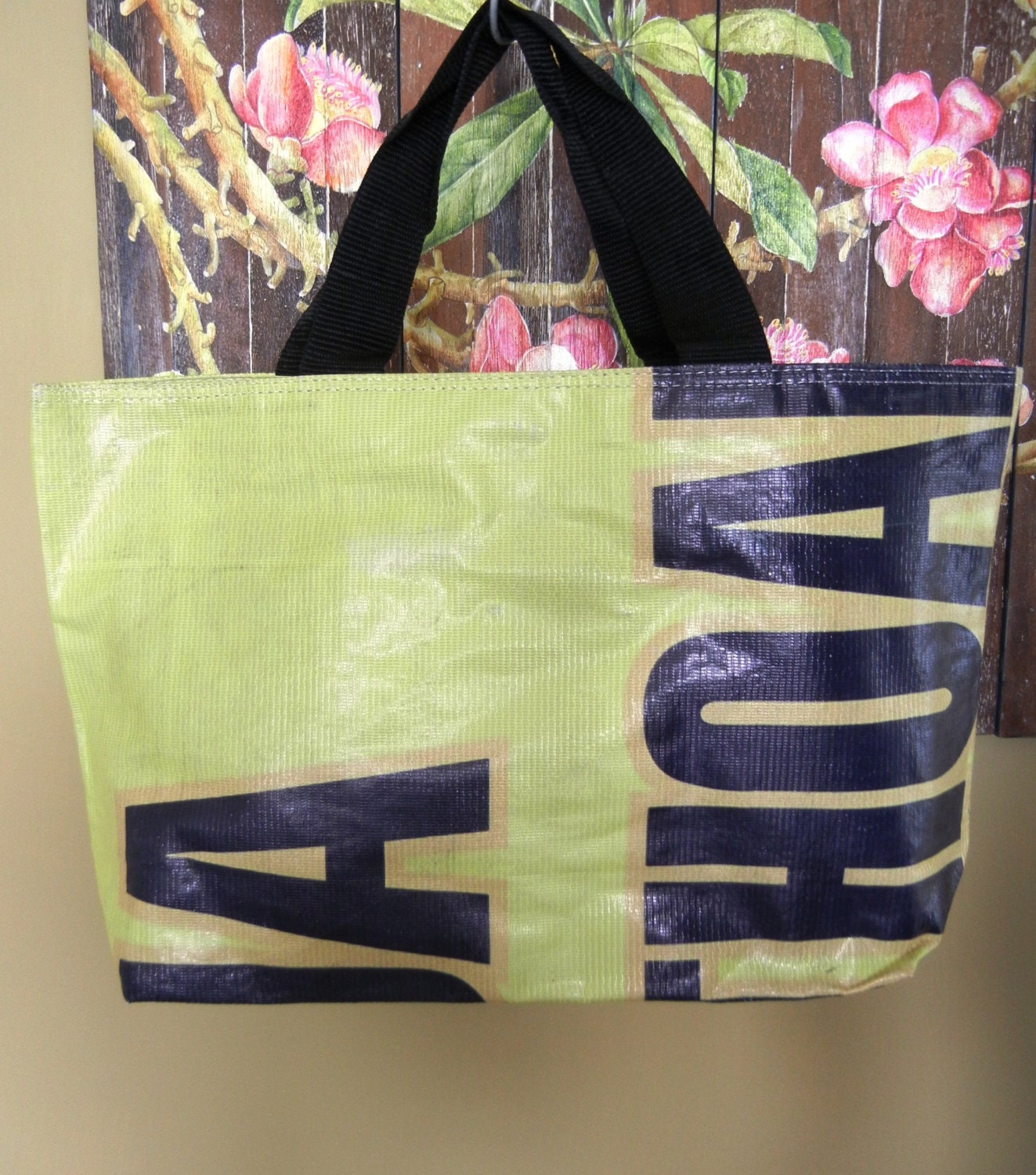 Recycled Material - Diaper Bag - Market Tote - Beach Bag - Laptop Tote